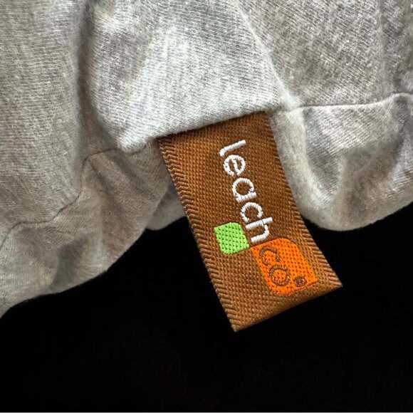 Pillow snoogle supportive U shape C grey jersey fabric soft removable cover - Picture 2 of 3